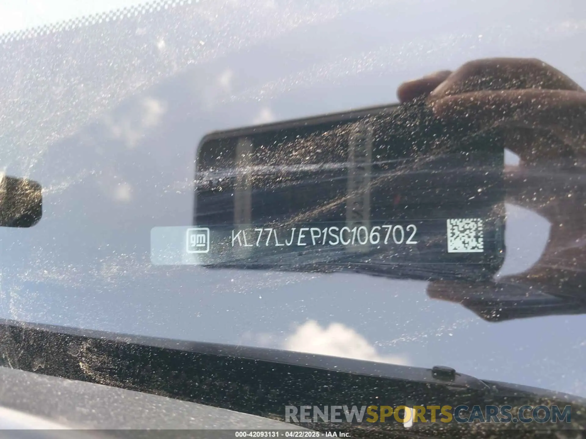 9 Photograph of a damaged car KL77LJEP1SC106702 CHEVROLET TRAX 2025