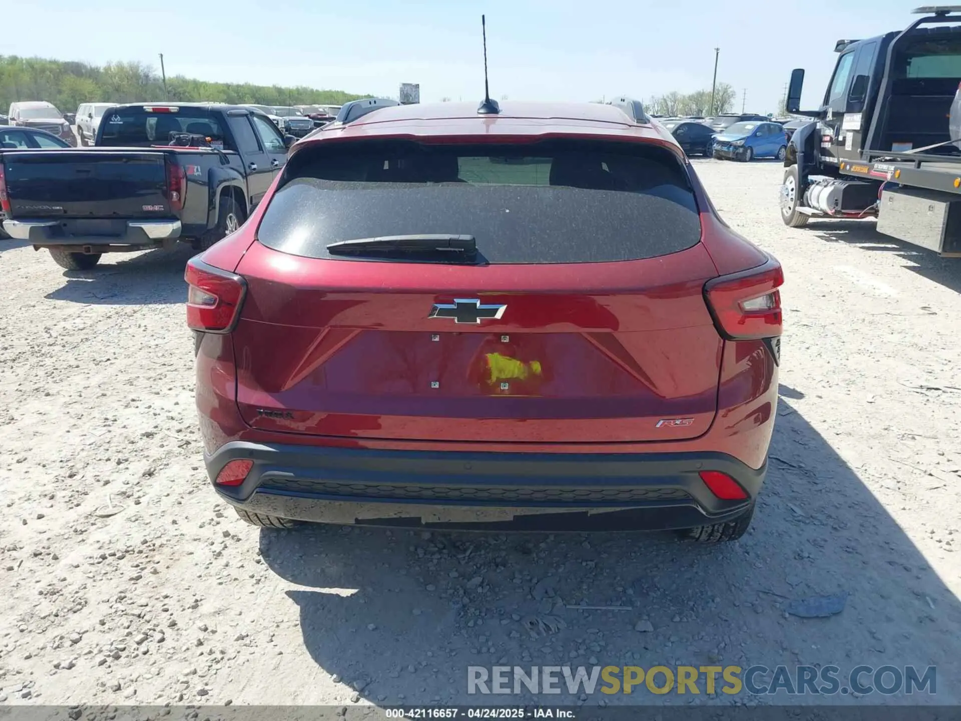 16 Photograph of a damaged car KL77LJEP4SC044695 CHEVROLET TRAX 2025