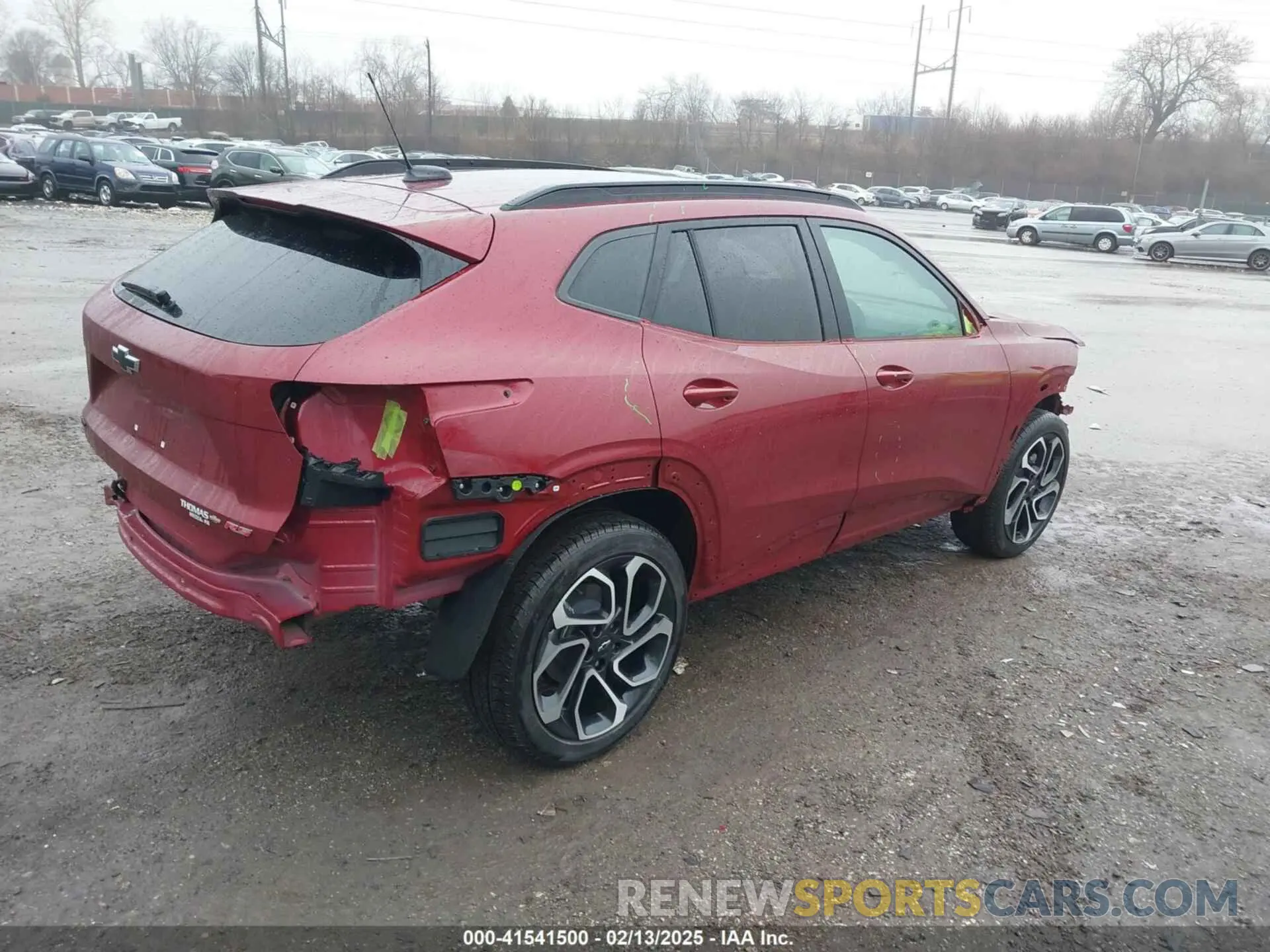 4 Фотография поврежденного автомобиля KL77LJEP4SC096814 CHEVROLET TRAX 2025