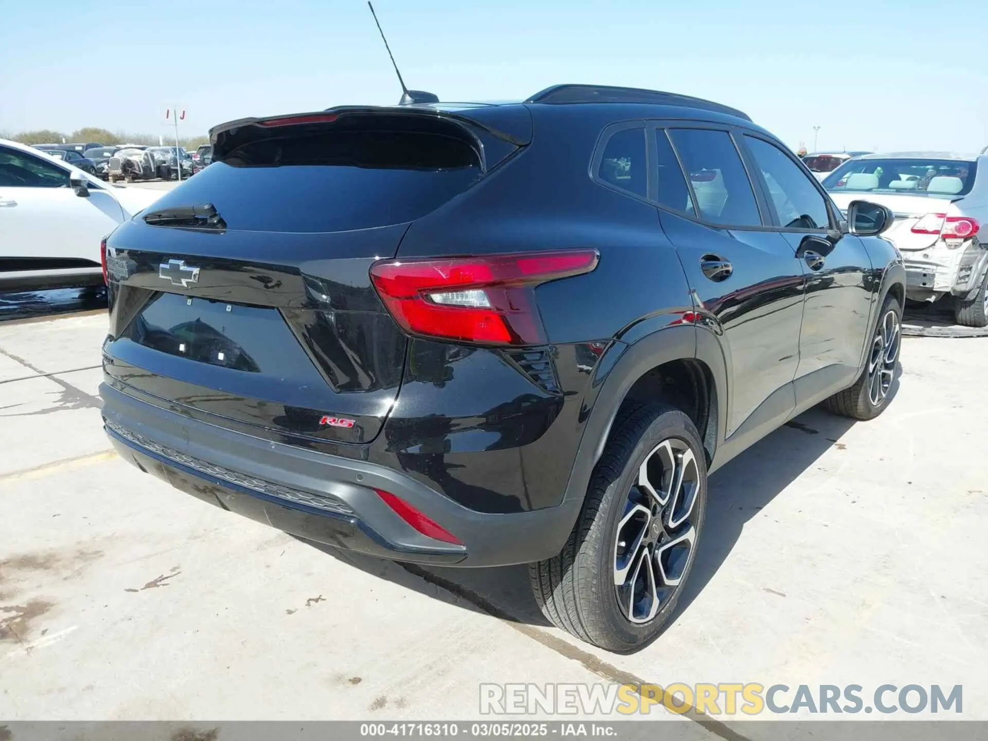 4 Фотография поврежденного автомобиля KL77LJEP7SC133760 CHEVROLET TRAX 2025