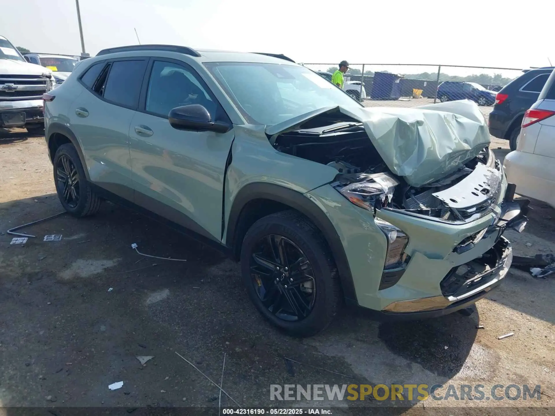 1 Photograph of a damaged car KL77LKEP2SC008428 CHEVROLET TRAX 2025