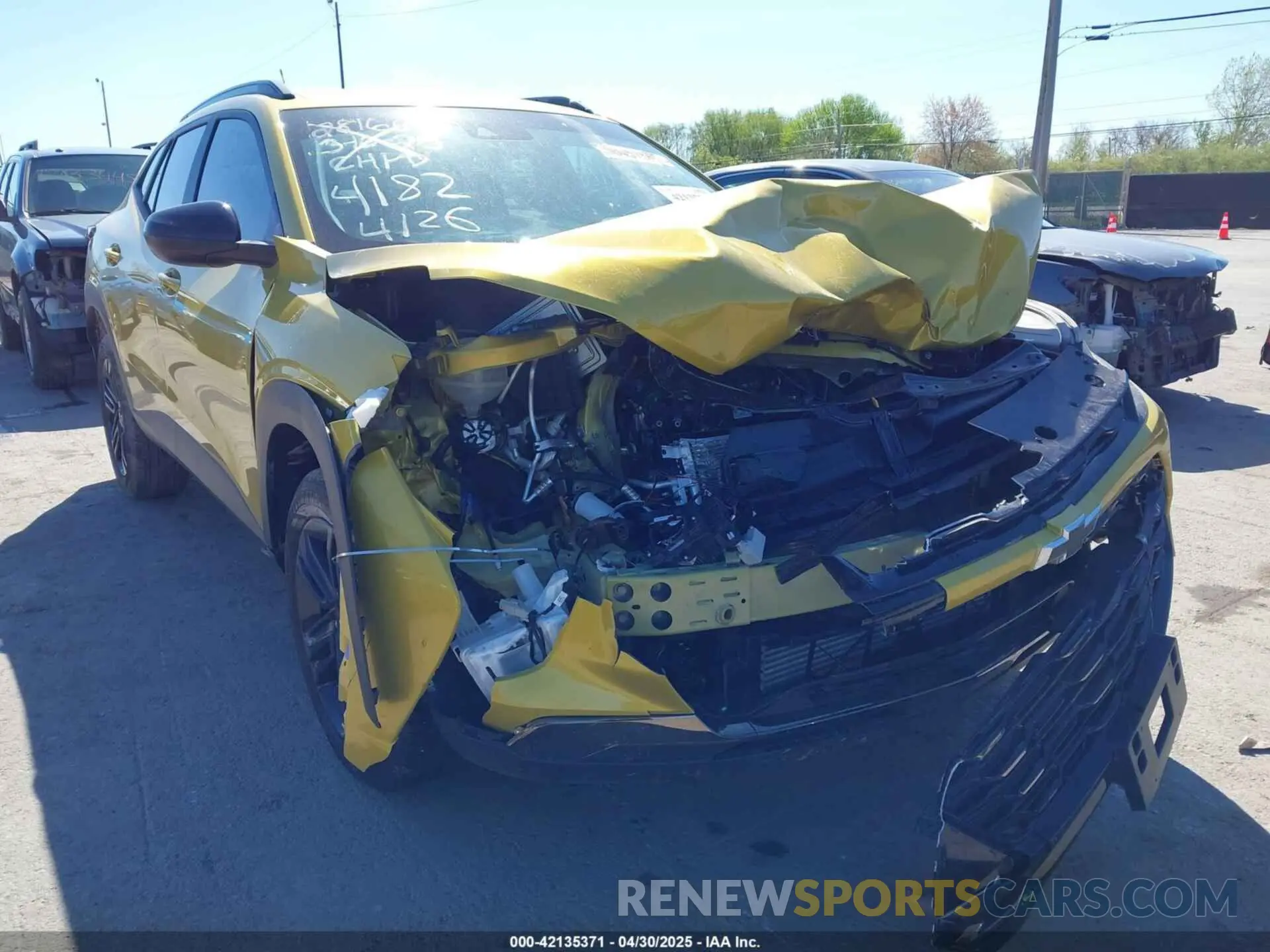 1 Photograph of a damaged car KL77LKEP4SC106926 CHEVROLET TRAX 2025