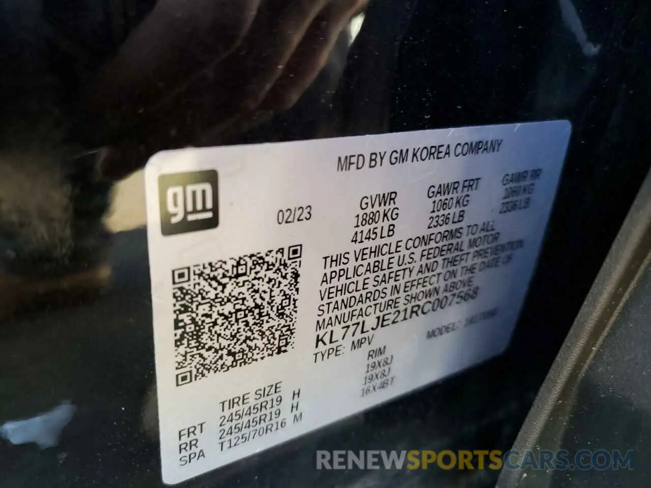 14 Фотография поврежденного автомобиля KL77LJE21RC007568 CHEVROLET TRAX 2RS 2024