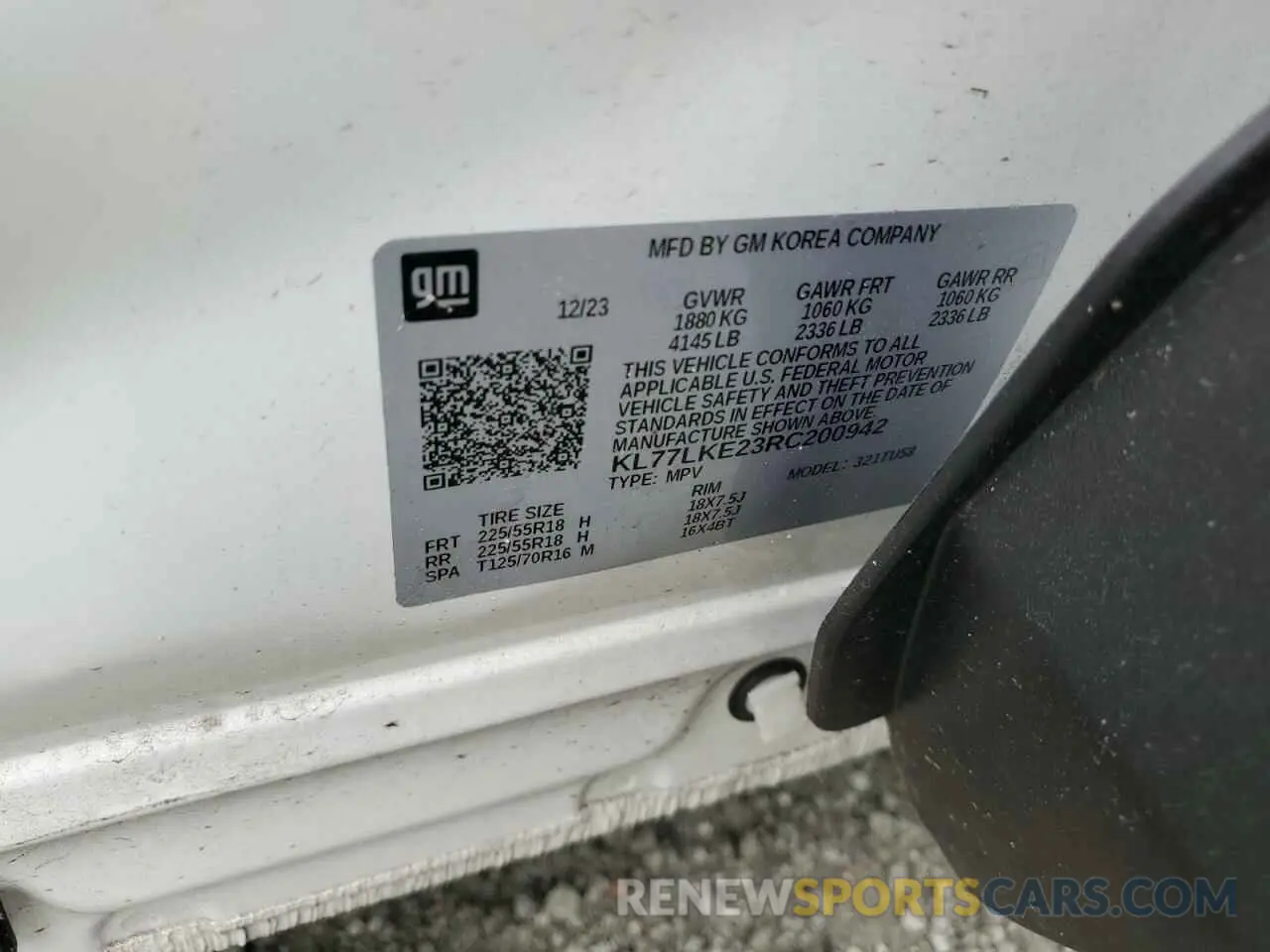 15 Photograph of a damaged car KL77LKE23RC200942 CHEVROLET TRAX ACTIV 2024