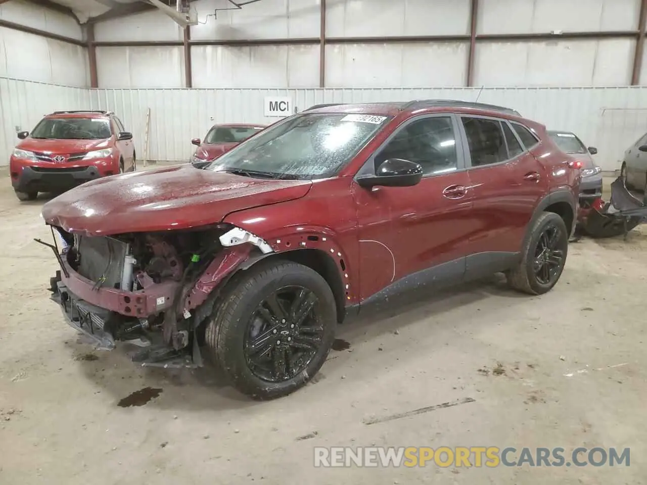 1 Photograph of a damaged car KL77LKE25RC162193 CHEVROLET TRAX ACTIV 2024