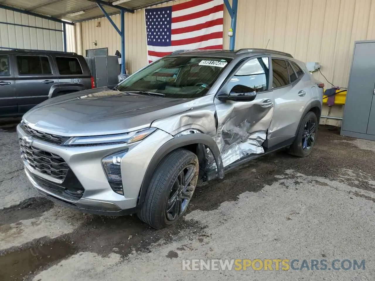1 Фотография поврежденного автомобиля KL77LKE29RC128743 CHEVROLET TRAX ACTIV 2024