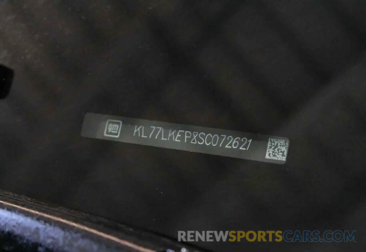 10 Photograph of a damaged car KL77LKEP8SC072621 CHEVROLET TRAX ACTIV 2025