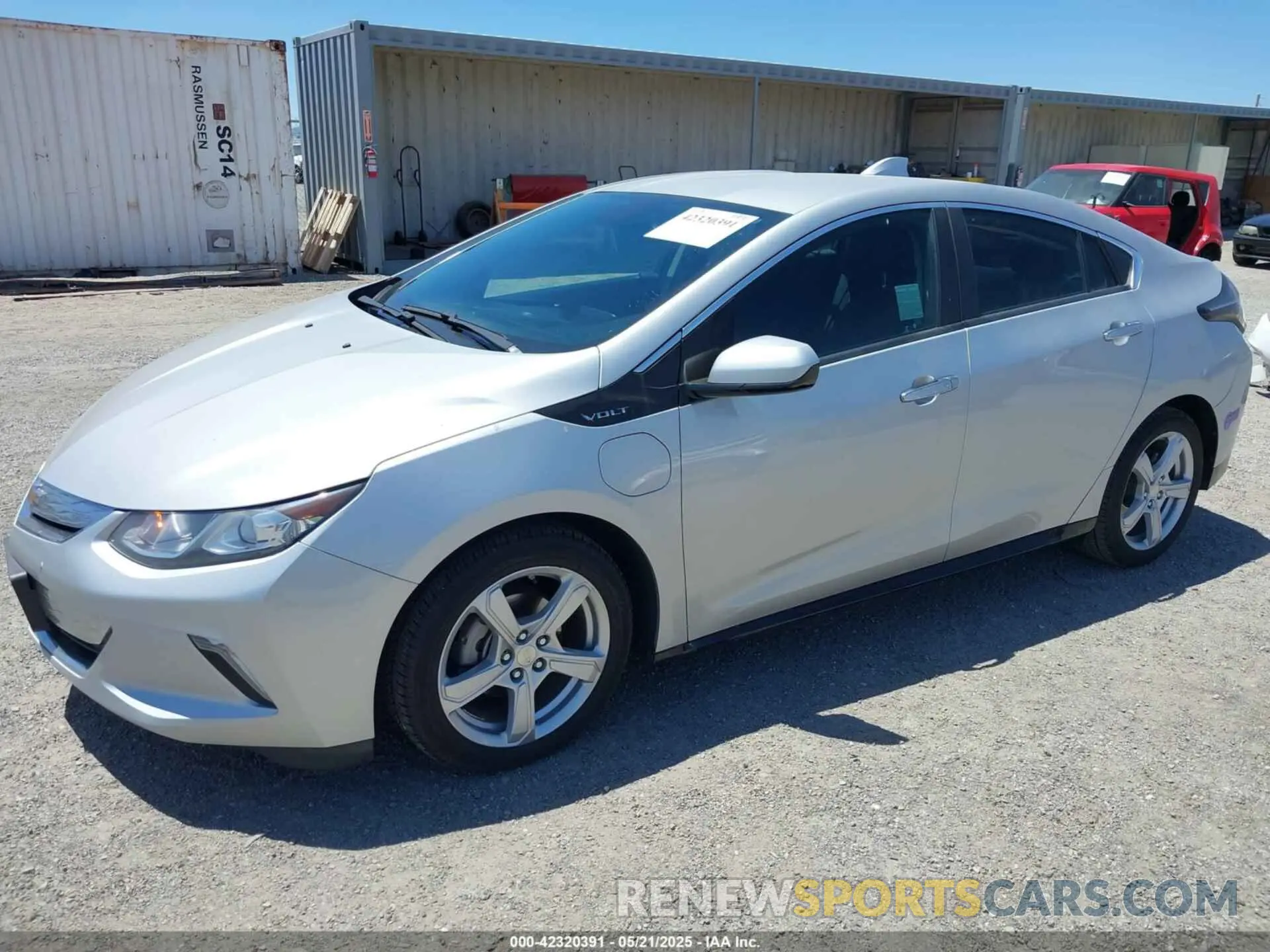 2 Photograph of a damaged car 1G1RC6S57KU128671 CHEVROLET VOLT 2019