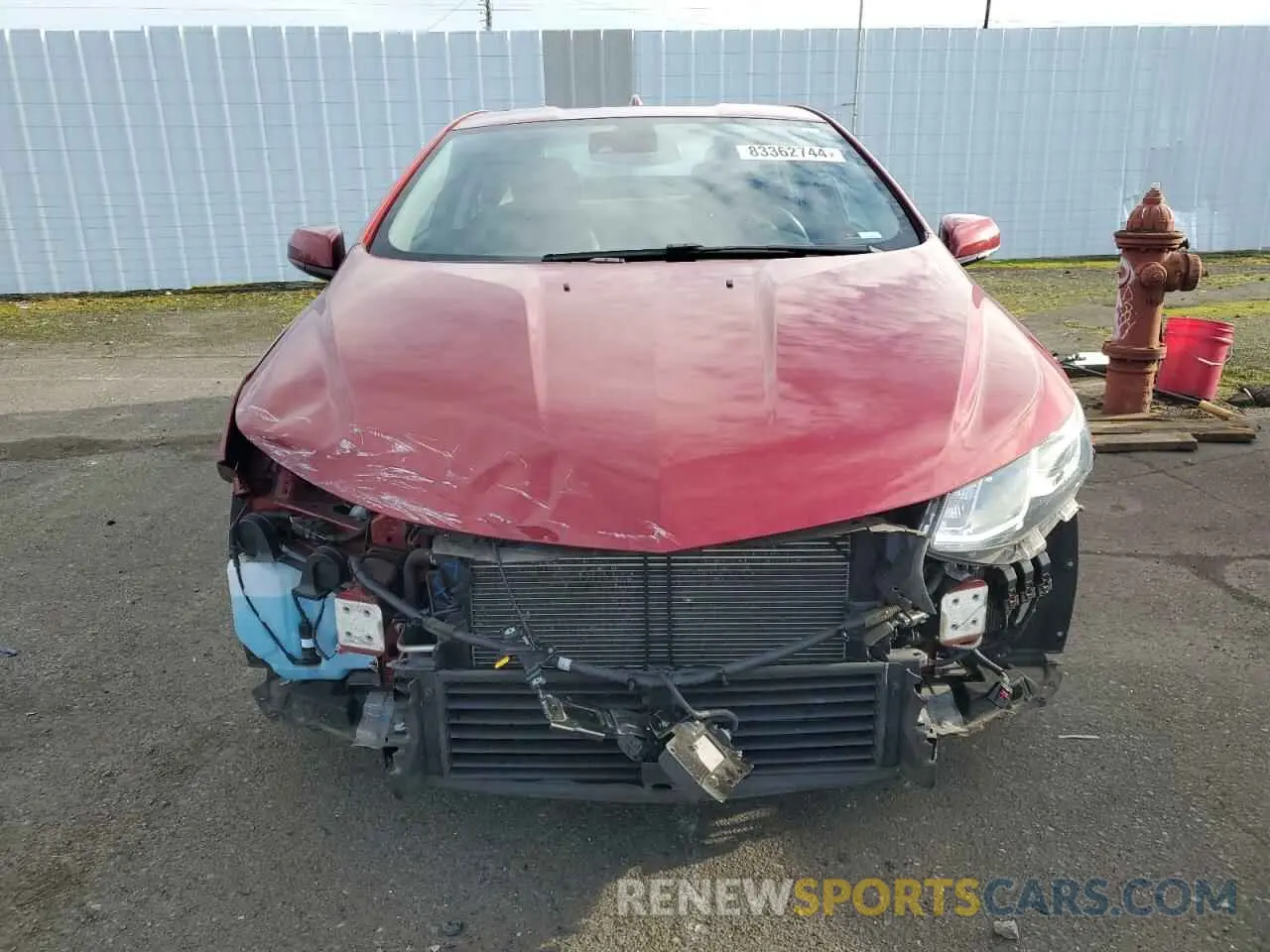 5 Photograph of a damaged car 1G1RD6S55KU127077 CHEVROLET VOLT 2019