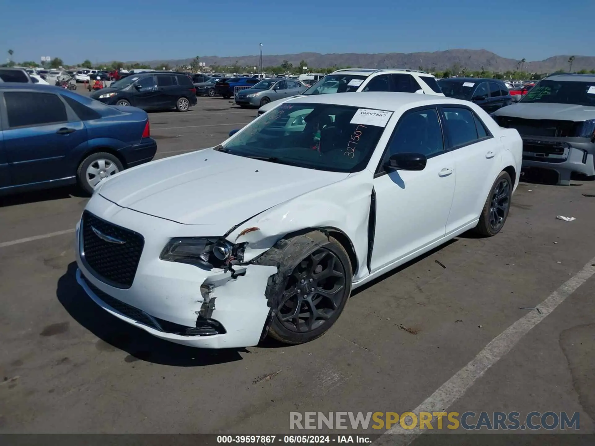 2 Photograph of a damaged car 2C3CCAAG6KH565166 CHRYSLER 300 2019