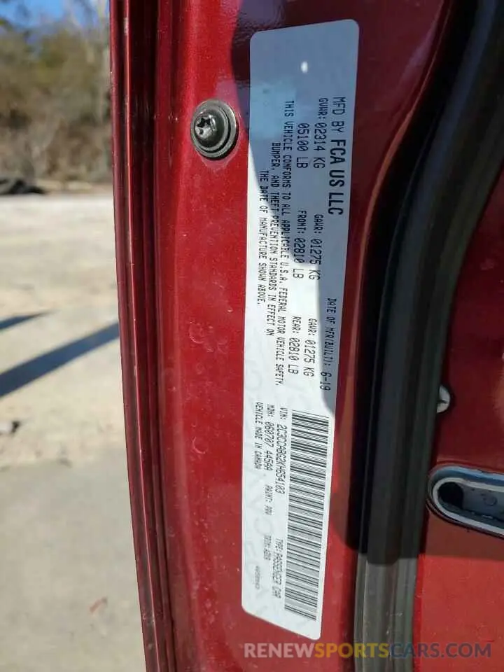 12 Фотография поврежденного автомобиля 2C3CCABG2KH654103 CHRYSLER 300 2019