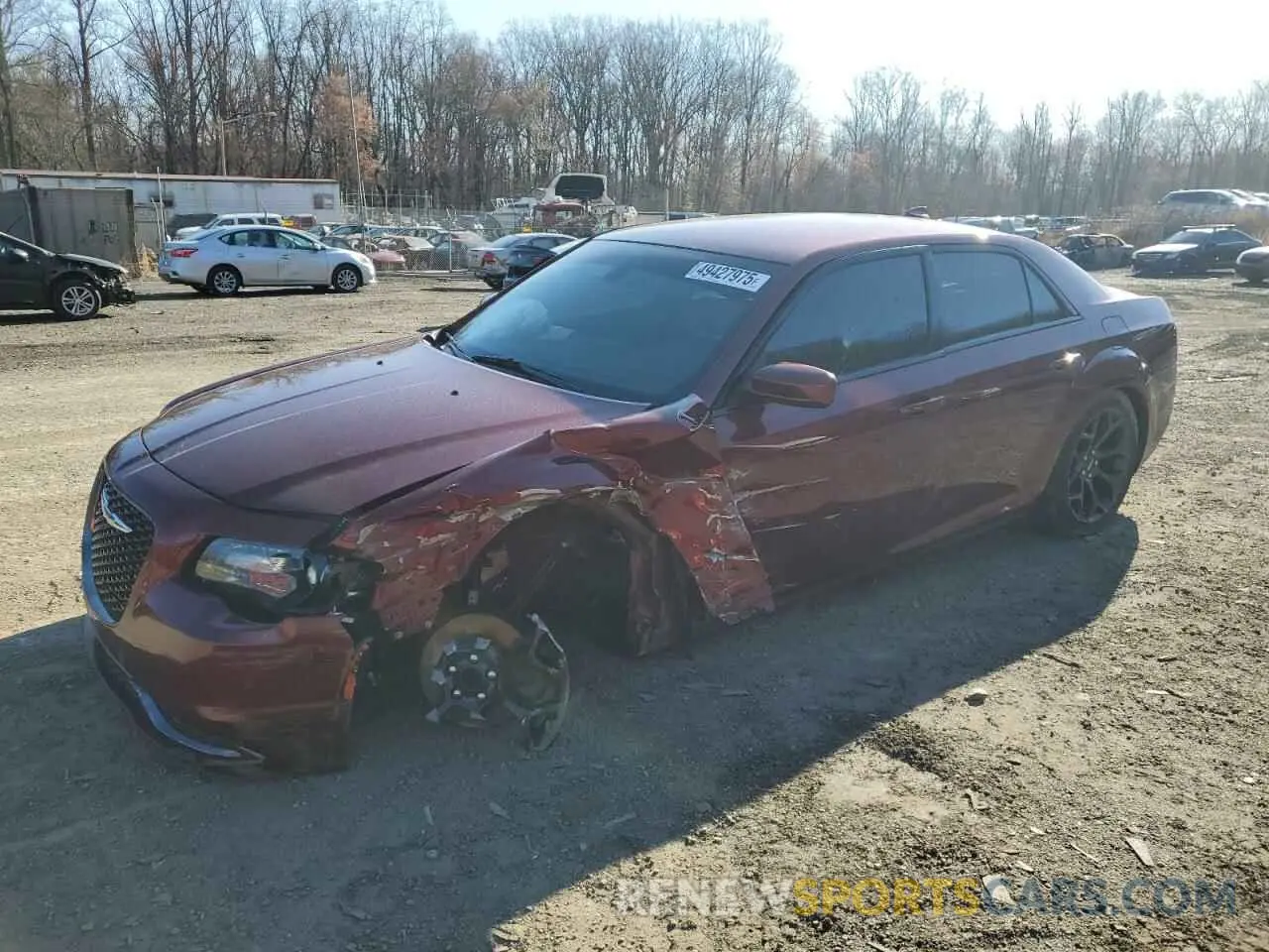 1 Photograph of a damaged car 2C3CCABG2KH654229 CHRYSLER 300 2019