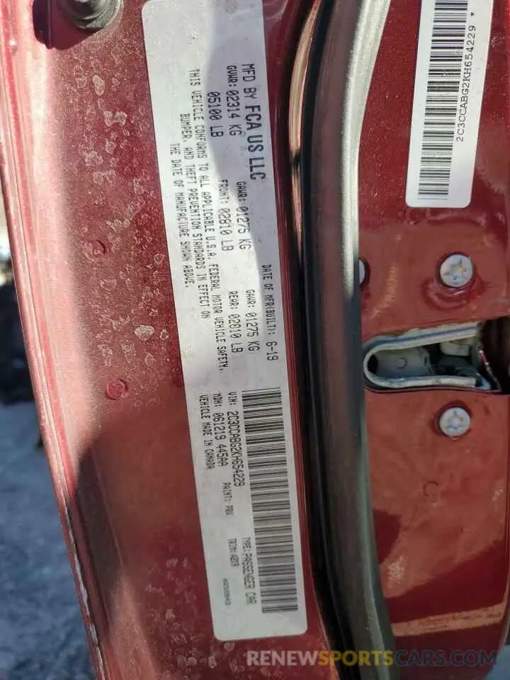 15 Photograph of a damaged car 2C3CCABG2KH654229 CHRYSLER 300 2019