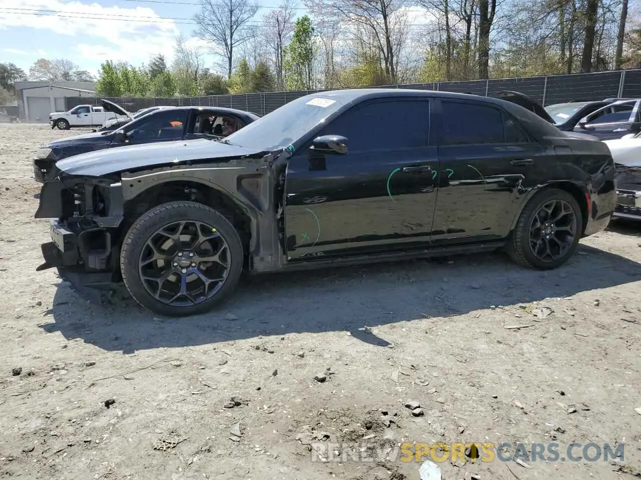 1 Photograph of a damaged car 2C3CCABG7KH660334 CHRYSLER 300 2019