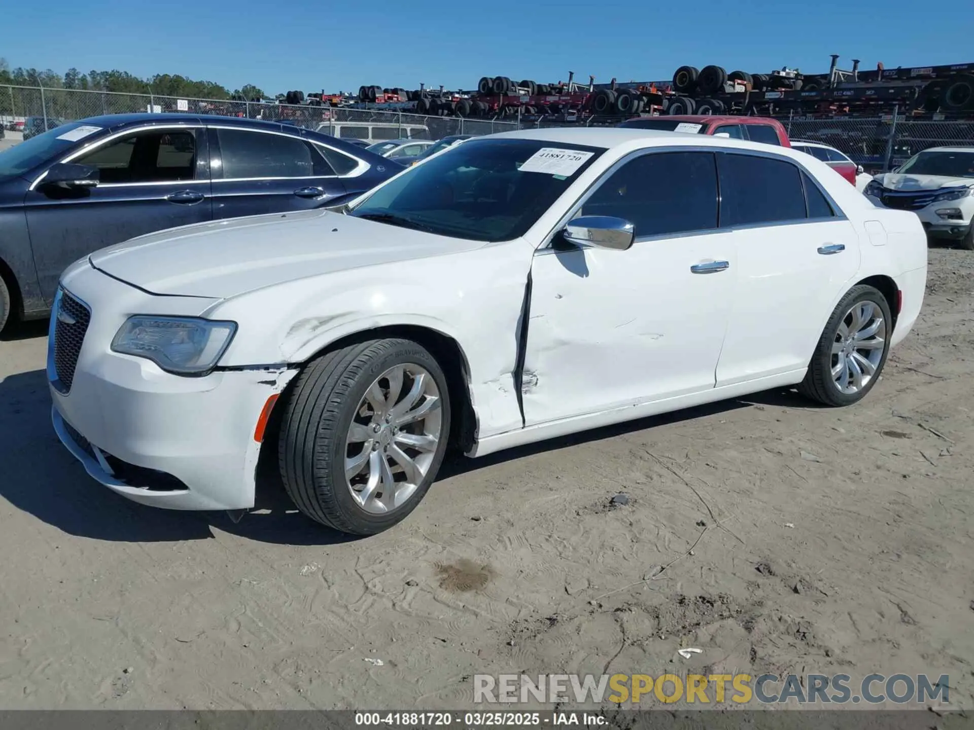 2 Photograph of a damaged car 2C3CCAEG3KH536492 CHRYSLER 300 2019