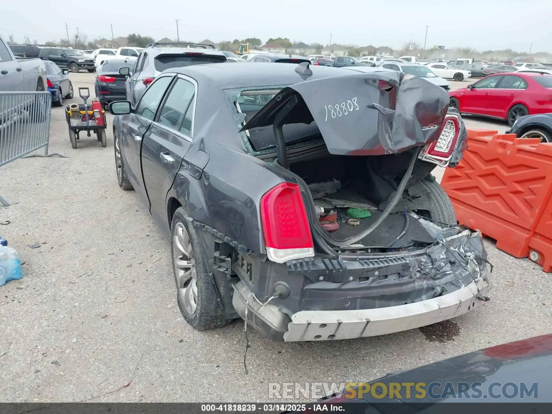 3 Photograph of a damaged car 2C3CCAEG8KH594727 CHRYSLER 300 2019
