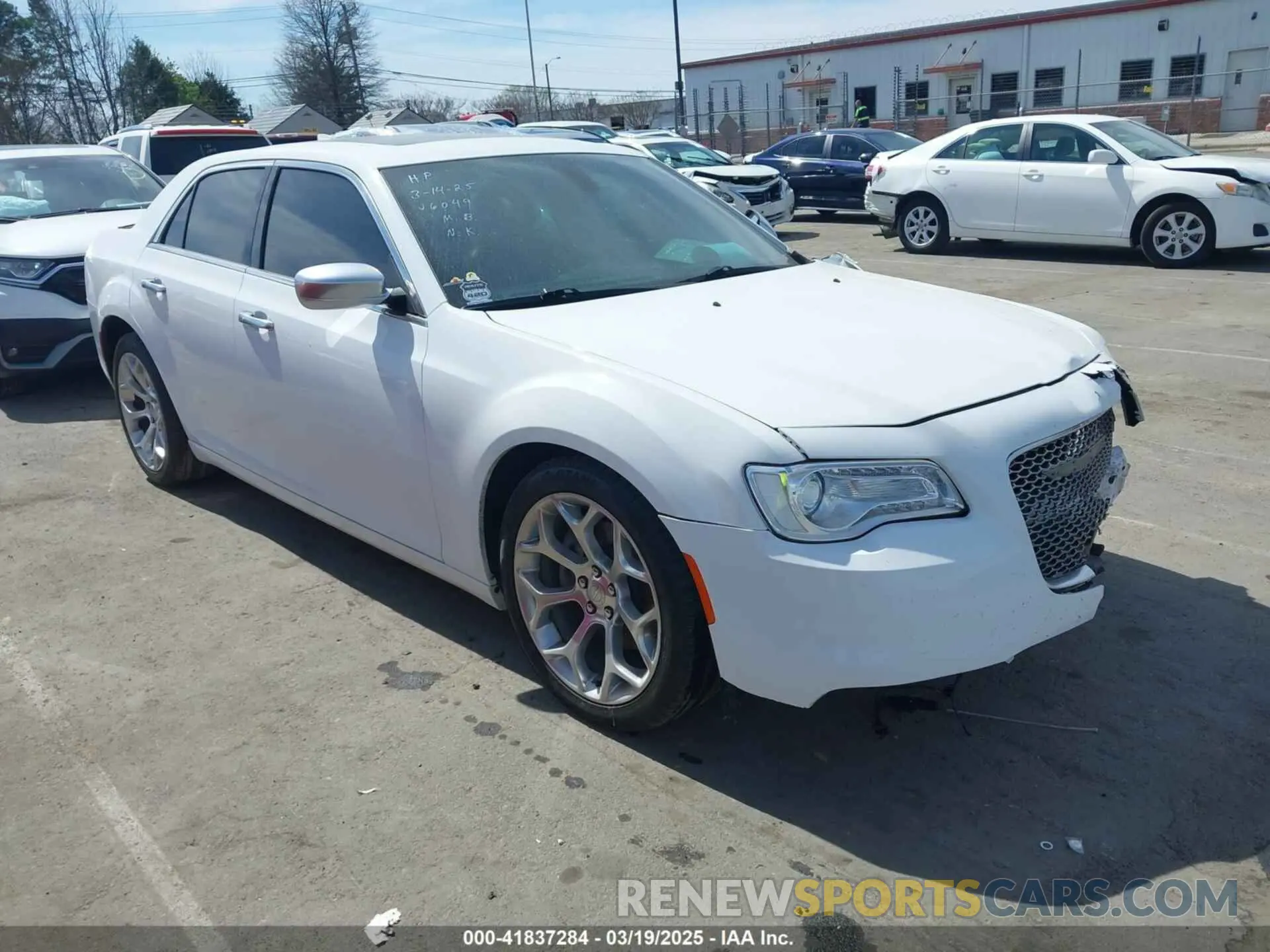 1 Photograph of a damaged car 2C3CCAPT5KH606049 CHRYSLER 300 2019
