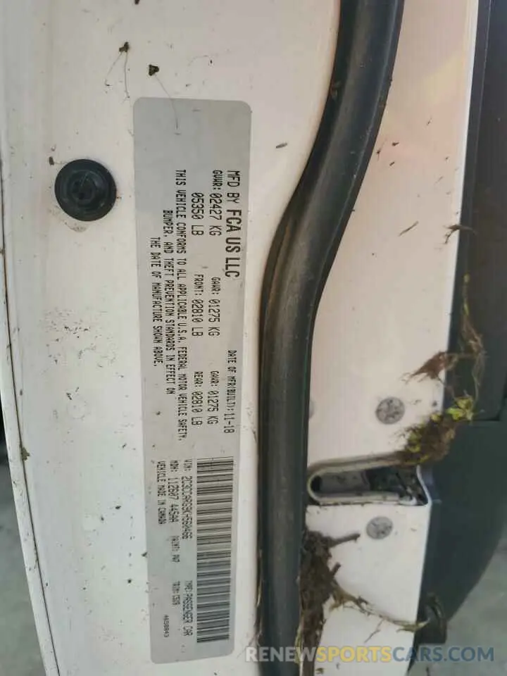 12 Фотография поврежденного автомобиля 2C3CCARG9KH560466 CHRYSLER 300 2019