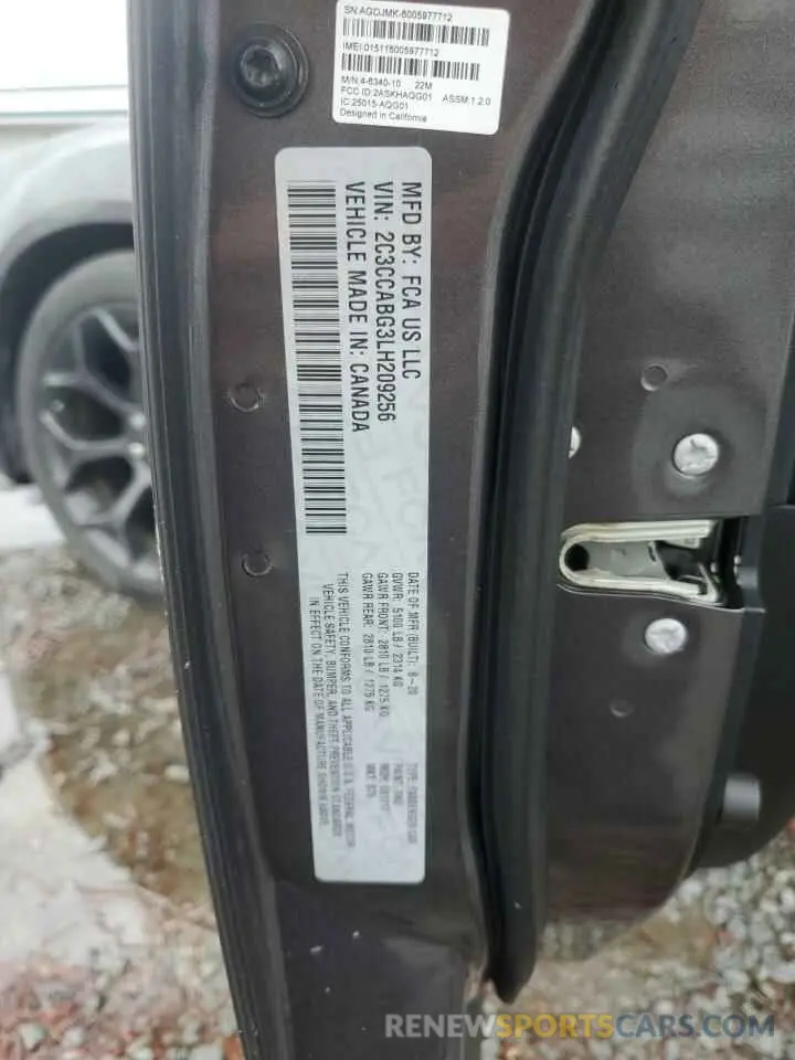 12 Фотография поврежденного автомобиля 2C3CCABG3LH209256 CHRYSLER 300 2020
