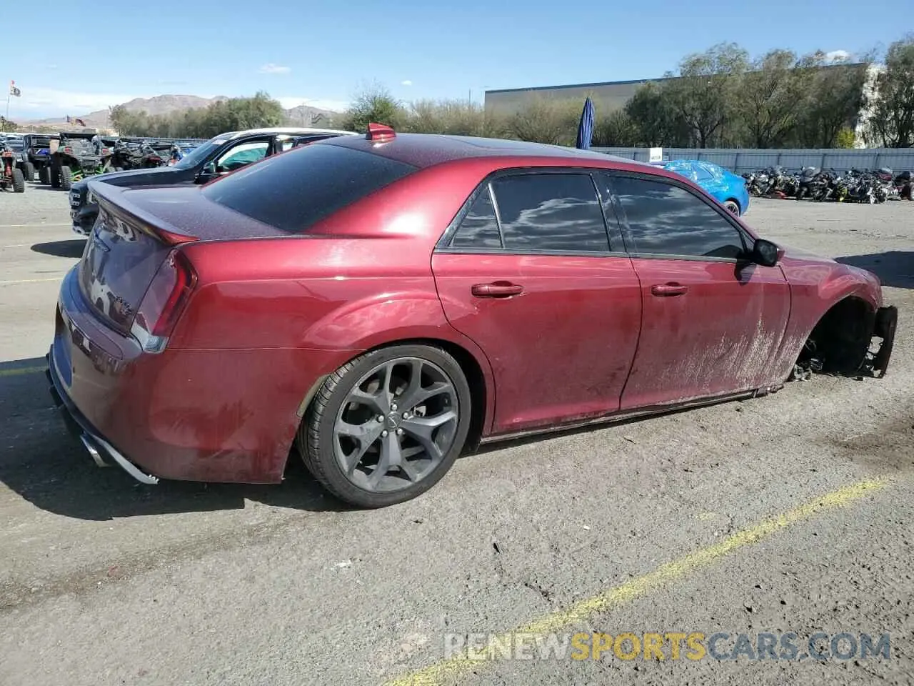 3 Photograph of a damaged car 2C3CCABT3MH582229 CHRYSLER 300 2021