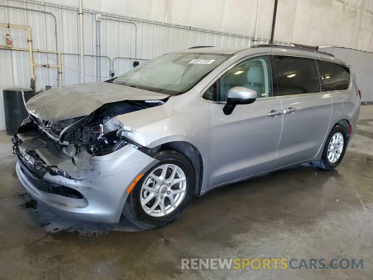 1 Photograph of a damaged car 2C4RC1DG1MR537659 CHRYSLER MINIVAN 2021