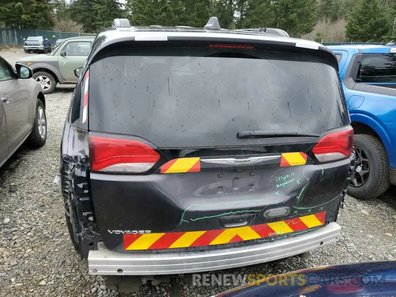 6 Фотография поврежденного автомобиля 2C4RC1DG1MR549844 CHRYSLER MINIVAN 2021