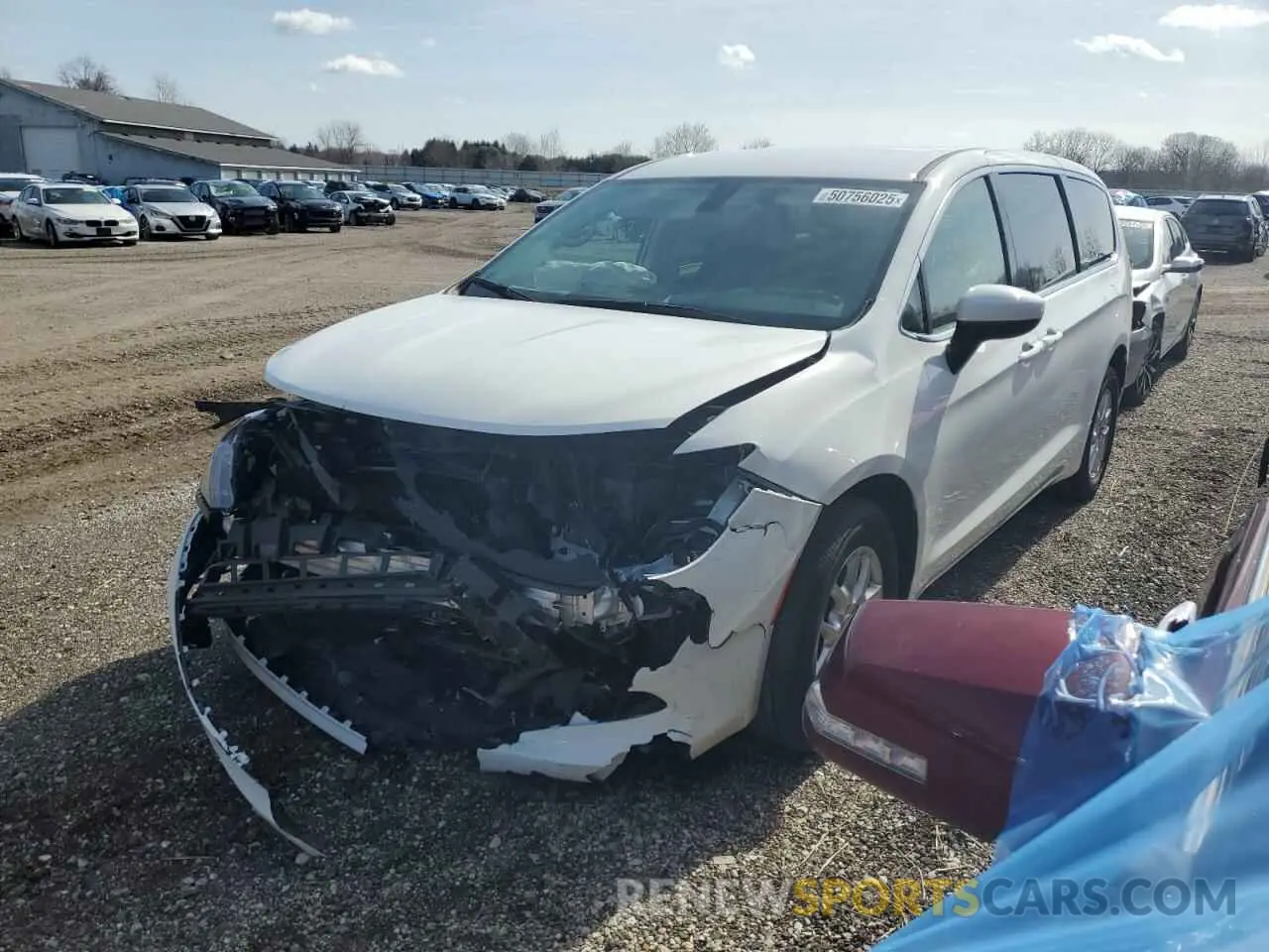 1 Фотография поврежденного автомобиля 2C4RC1CG0NR104224 CHRYSLER MINIVAN 2022
