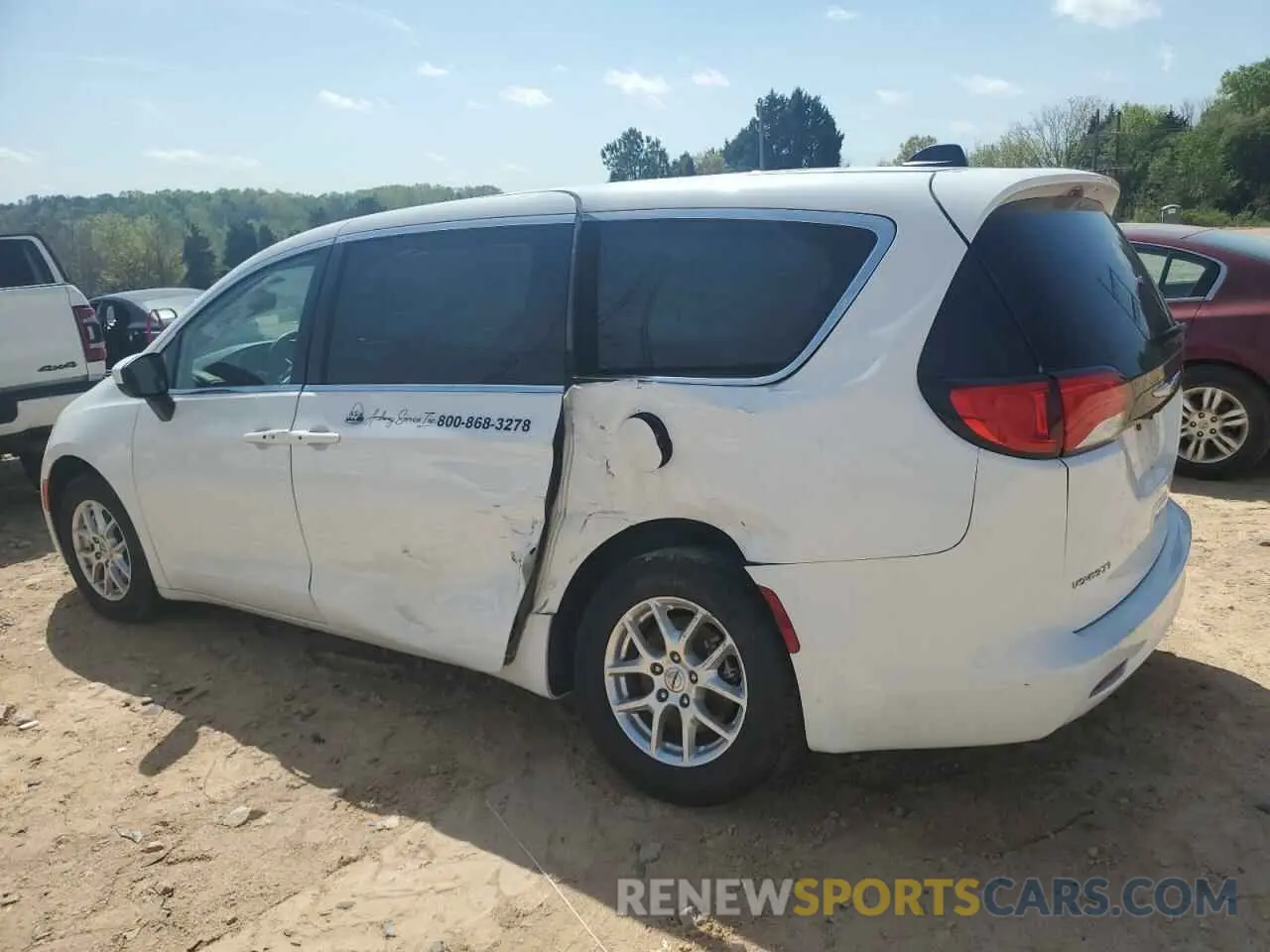 2 Фотография поврежденного автомобиля 2C4RC1CG4NR159209 CHRYSLER MINIVAN 2022