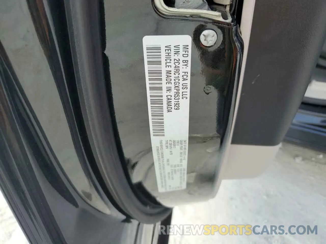 14 Photograph of a damaged car 2C4RC1CGXPR531929 CHRYSLER MINIVAN 2023