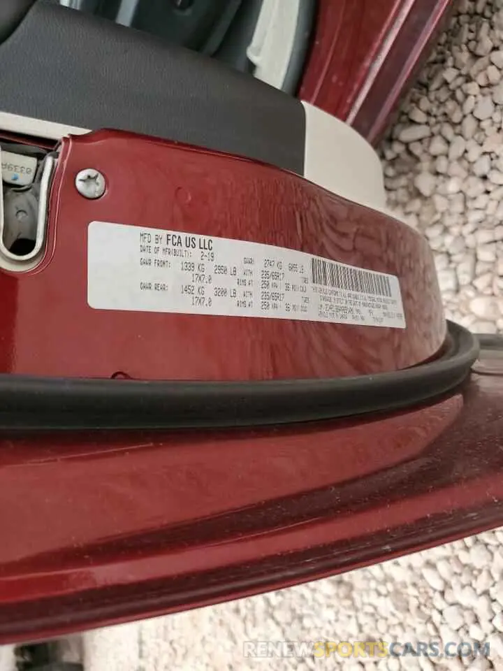13 Photograph of a damaged car 2C4RC1BG4KR651400 CHRYSLER PACIFICA 2019