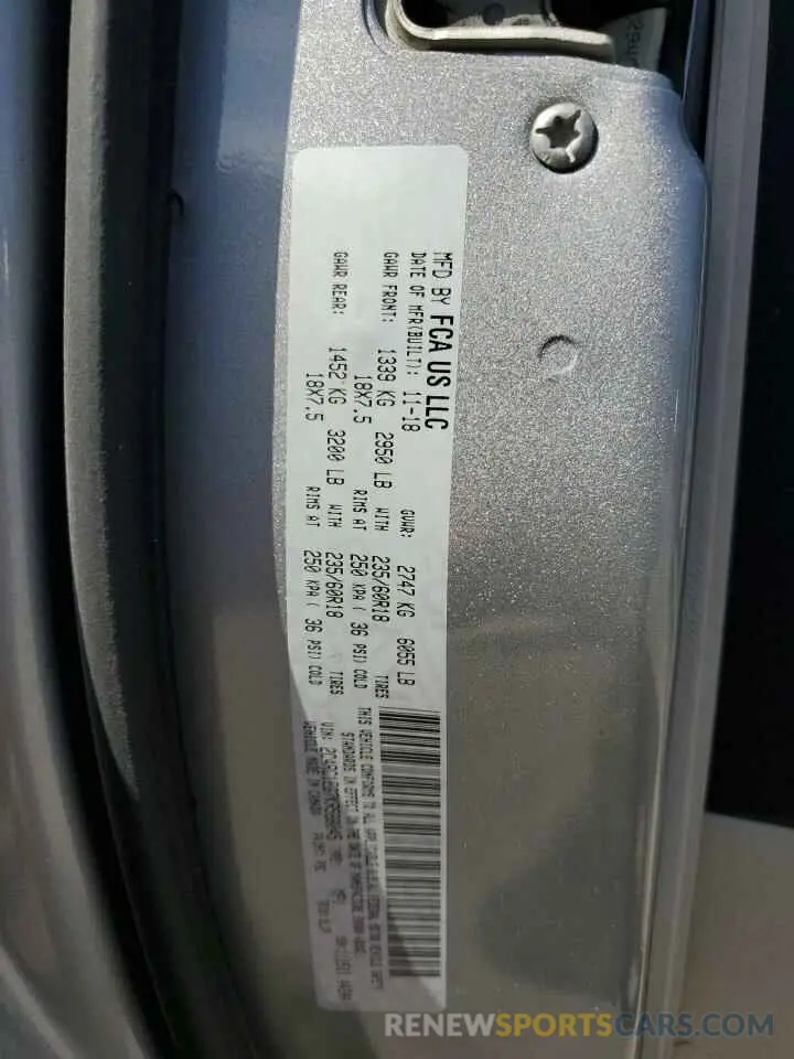 14 Photograph of a damaged car 2C4RC1EG7KR588045 CHRYSLER PACIFICA 2019