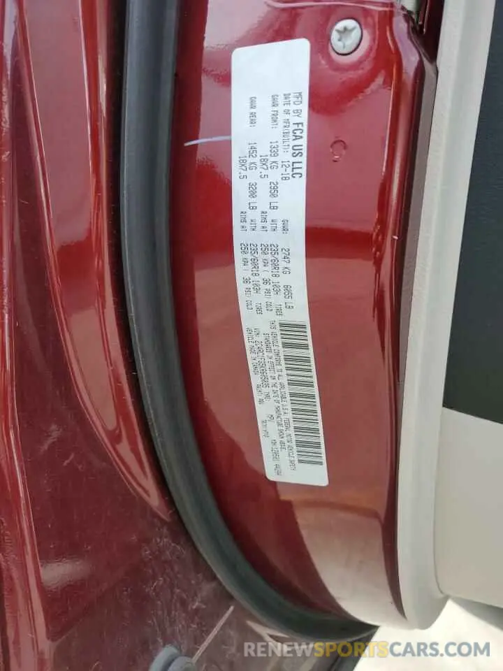 13 Photograph of a damaged car 2C4RC1FG5KR605035 CHRYSLER PACIFICA 2019