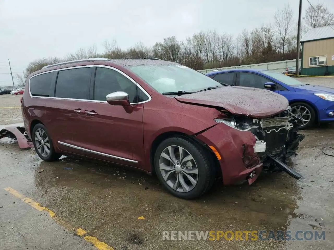4 Photograph of a damaged car 2C4RC1GG5KR714318 CHRYSLER PACIFICA 2019