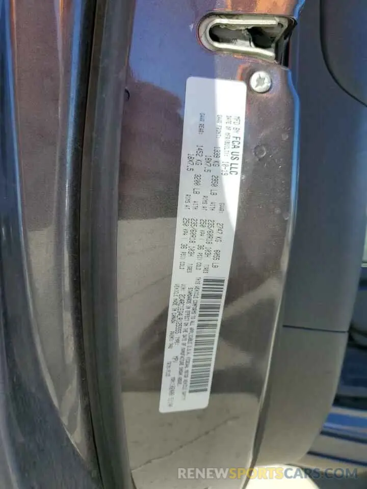 13 Фотография поврежденного автомобиля 2C4RC1EG4LR125555 CHRYSLER PACIFICA 2020