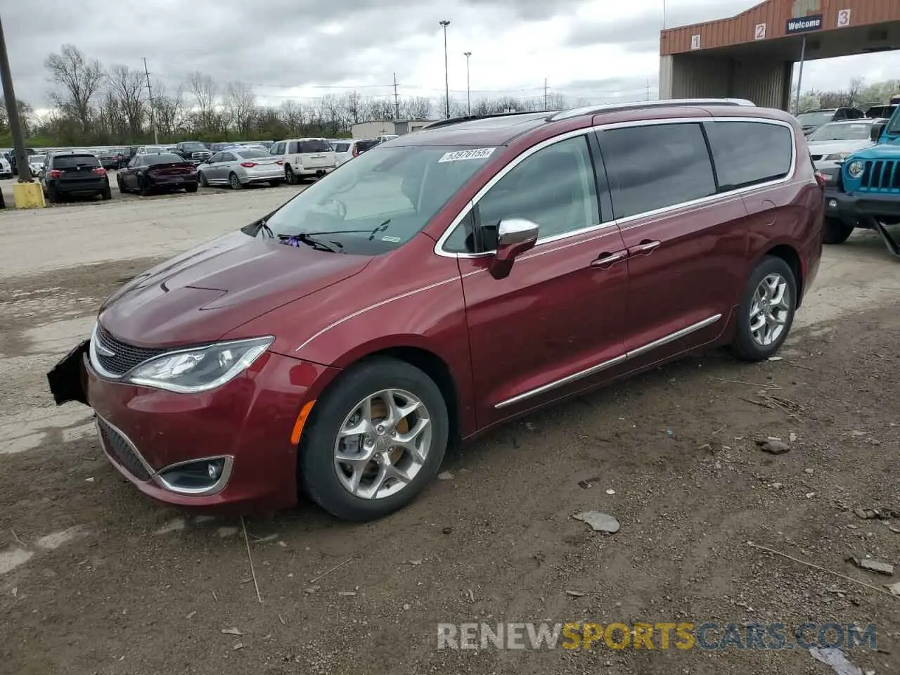 1 Photograph of a damaged car 2C4RC1GG6LR249971 CHRYSLER PACIFICA 2020