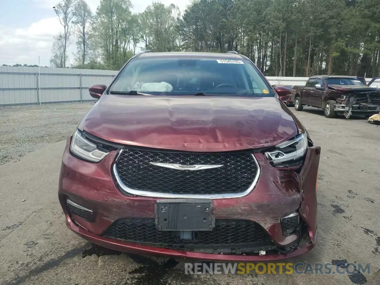 5 Фотография поврежденного автомобиля 2C4RC1BG0MR552883 CHRYSLER PACIFICA 2021
