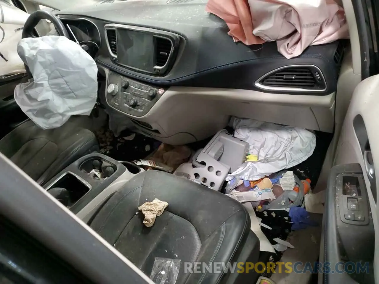 8 Фотография поврежденного автомобиля 2C4RC1BG1MR574665 CHRYSLER PACIFICA 2021