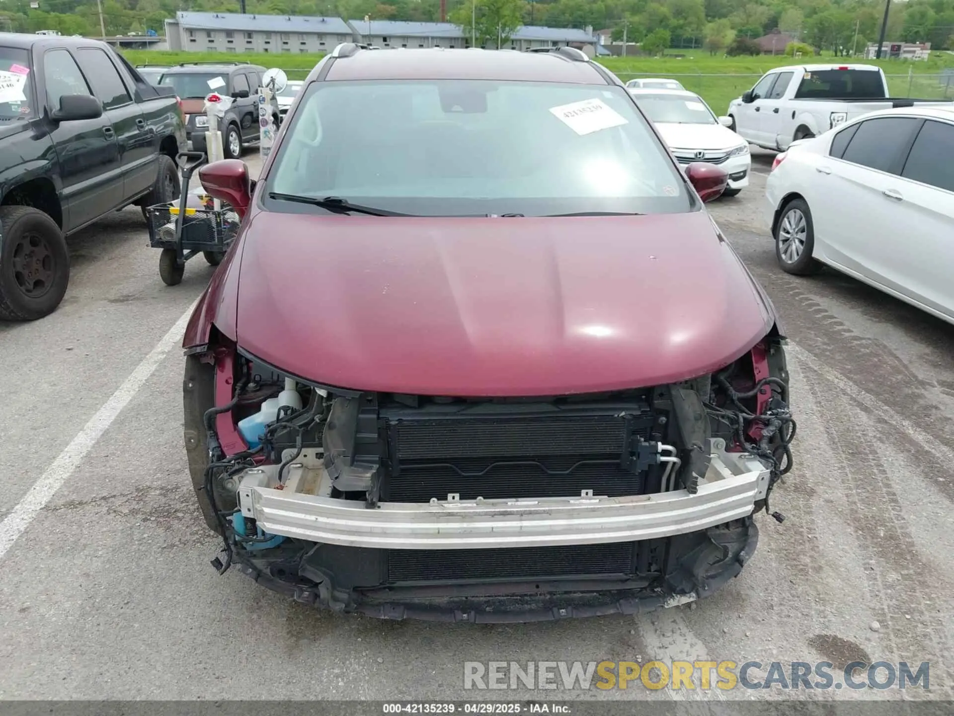 13 Фотография поврежденного автомобиля 2C4RC1BG2MR502731 CHRYSLER PACIFICA 2021