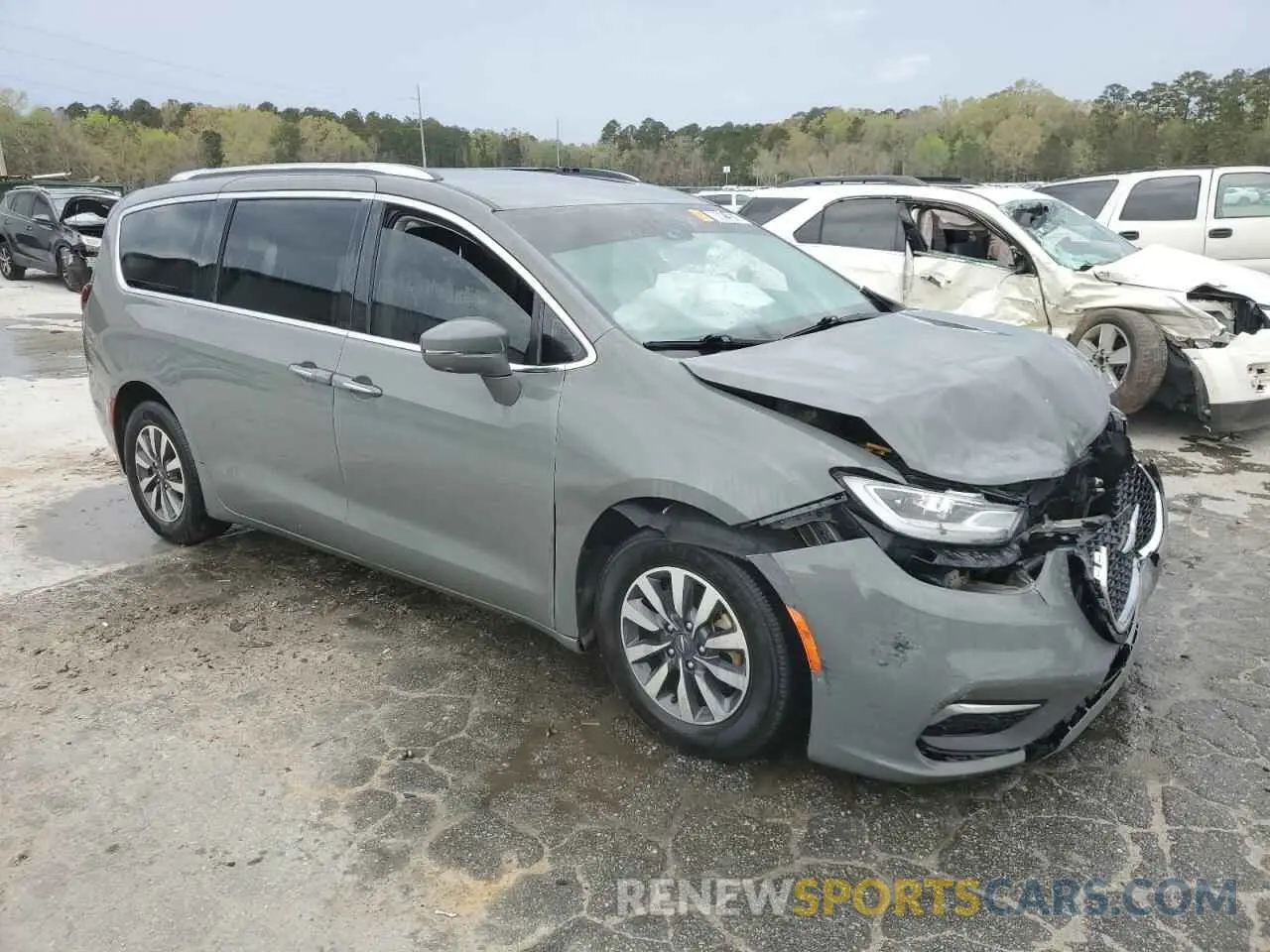 4 Фотография поврежденного автомобиля 2C4RC1BG2MR507282 CHRYSLER PACIFICA 2021