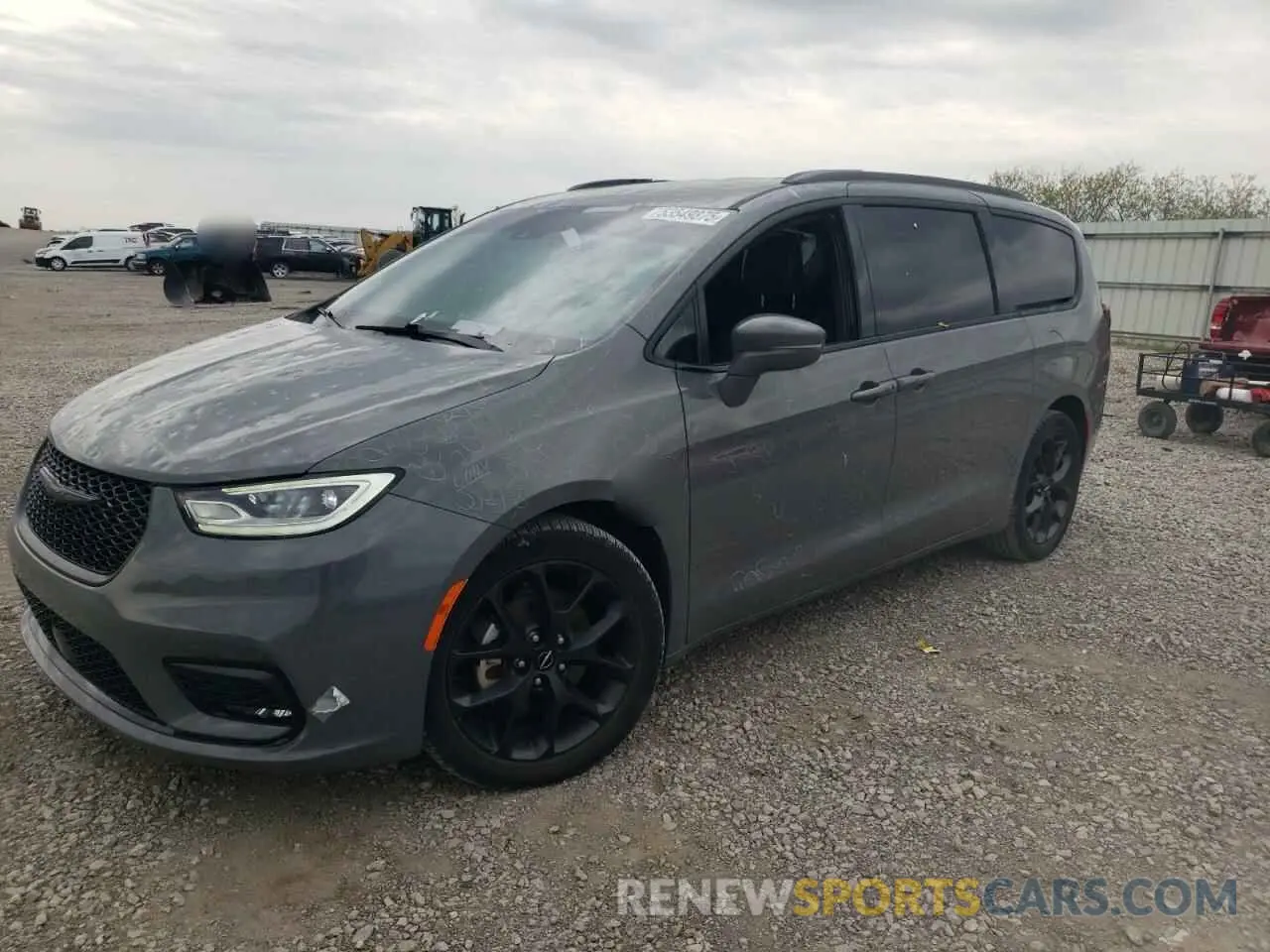 1 Photograph of a damaged car 2C4RC1BG2MR592687 CHRYSLER PACIFICA 2021