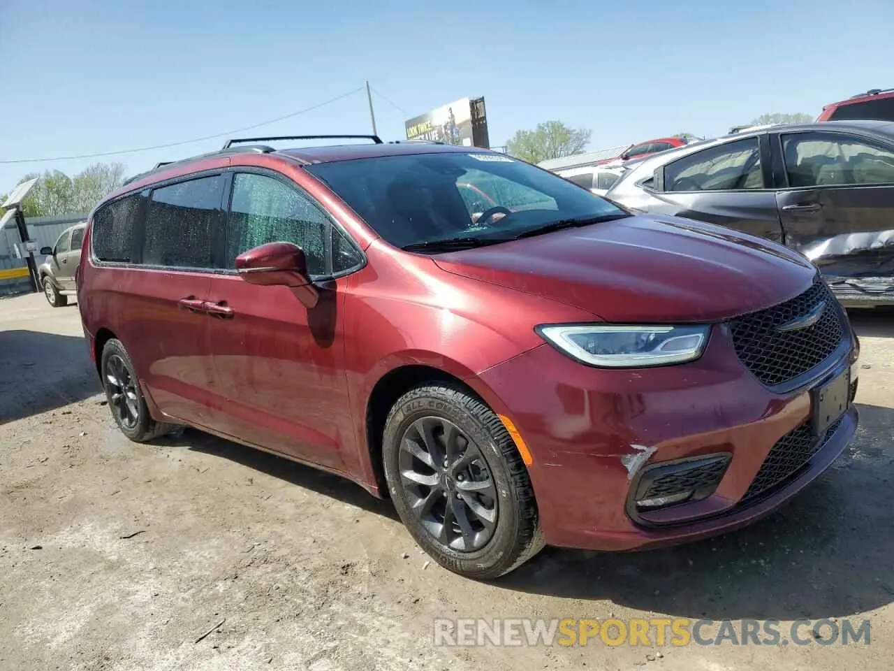 4 Фотография поврежденного автомобиля 2C4RC1BG3MR534927 CHRYSLER PACIFICA 2021
