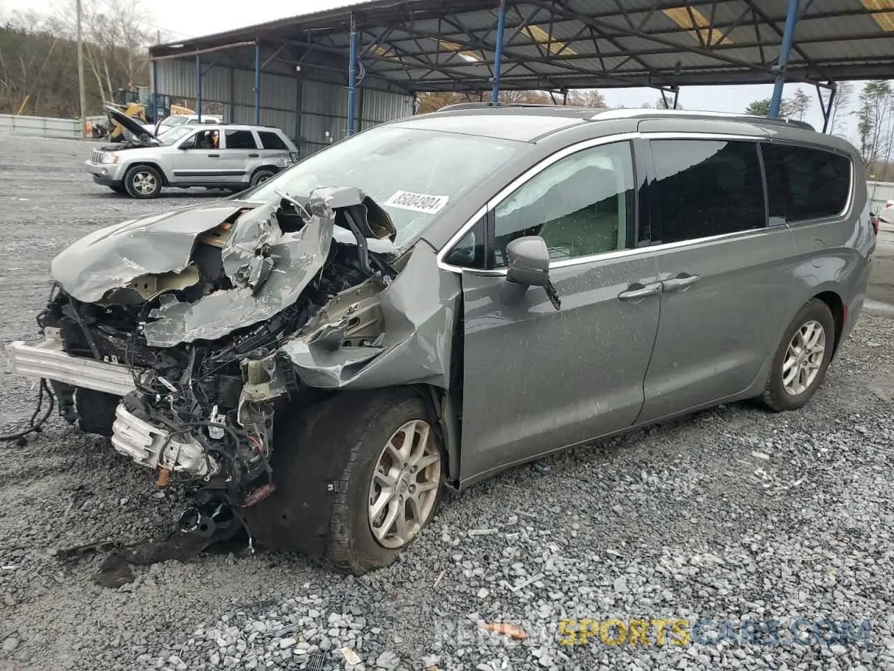 1 Photograph of a damaged car 2C4RC1BG3MR538556 CHRYSLER PACIFICA 2021
