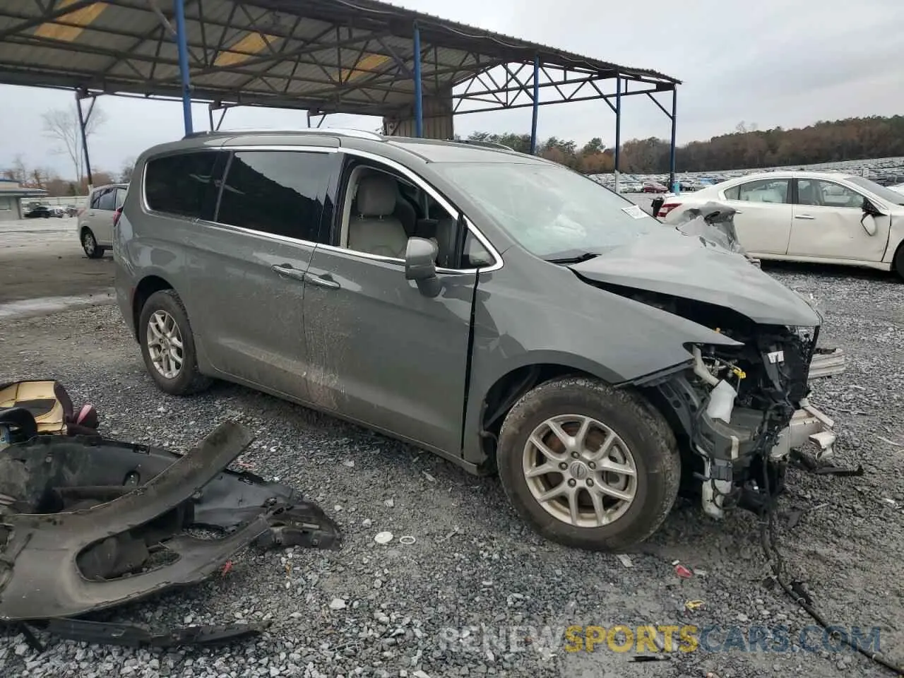 4 Photograph of a damaged car 2C4RC1BG3MR538556 CHRYSLER PACIFICA 2021