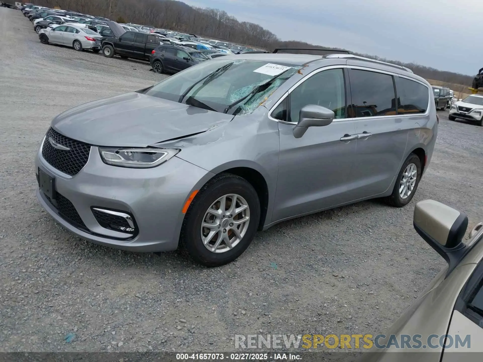 2 Photograph of a damaged car 2C4RC1BG3MR542543 CHRYSLER PACIFICA 2021