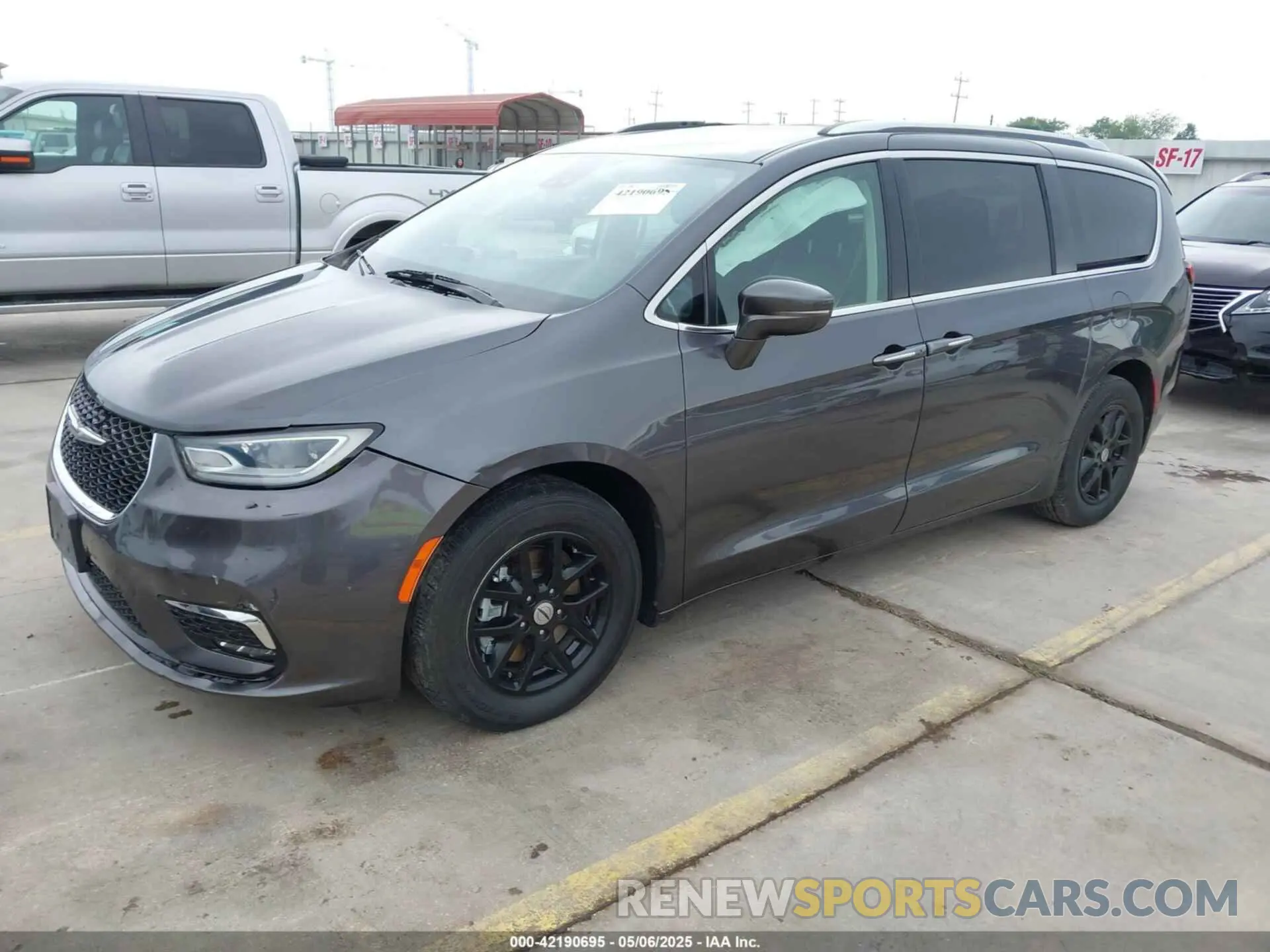 2 Фотография поврежденного автомобиля 2C4RC1BG3MR574439 CHRYSLER PACIFICA 2021