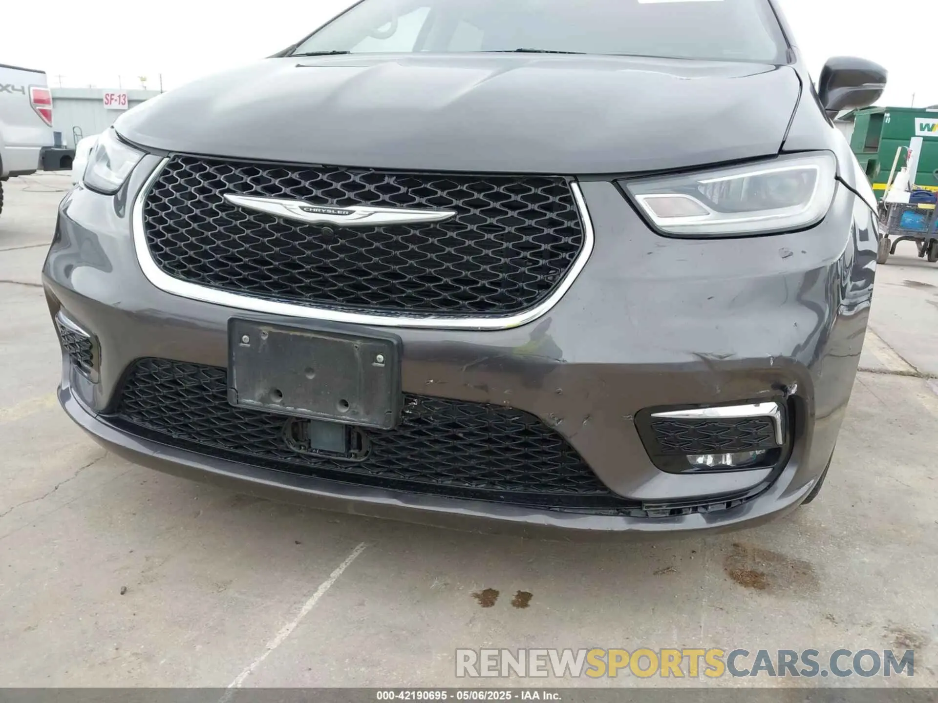 6 Фотография поврежденного автомобиля 2C4RC1BG3MR574439 CHRYSLER PACIFICA 2021