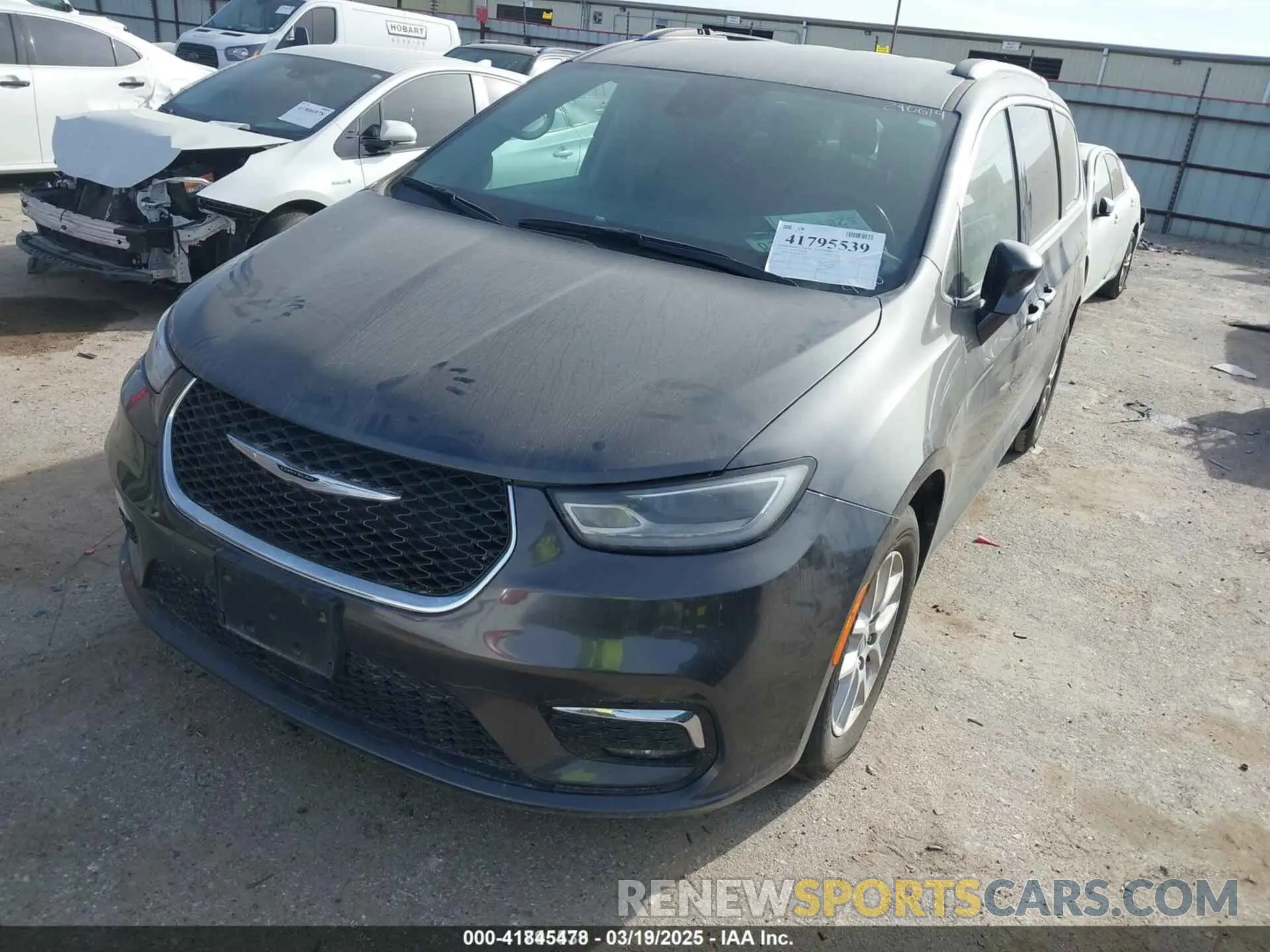 2 Photograph of a damaged car 2C4RC1BG3MR574490 CHRYSLER PACIFICA 2021