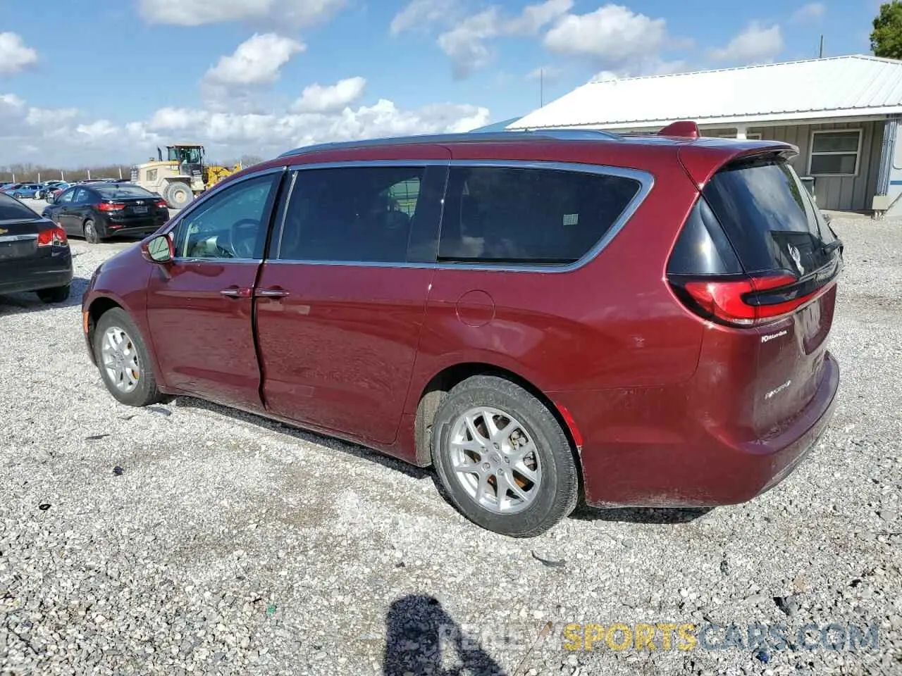 2 Photograph of a damaged car 2C4RC1BG4MR574577 CHRYSLER PACIFICA 2021