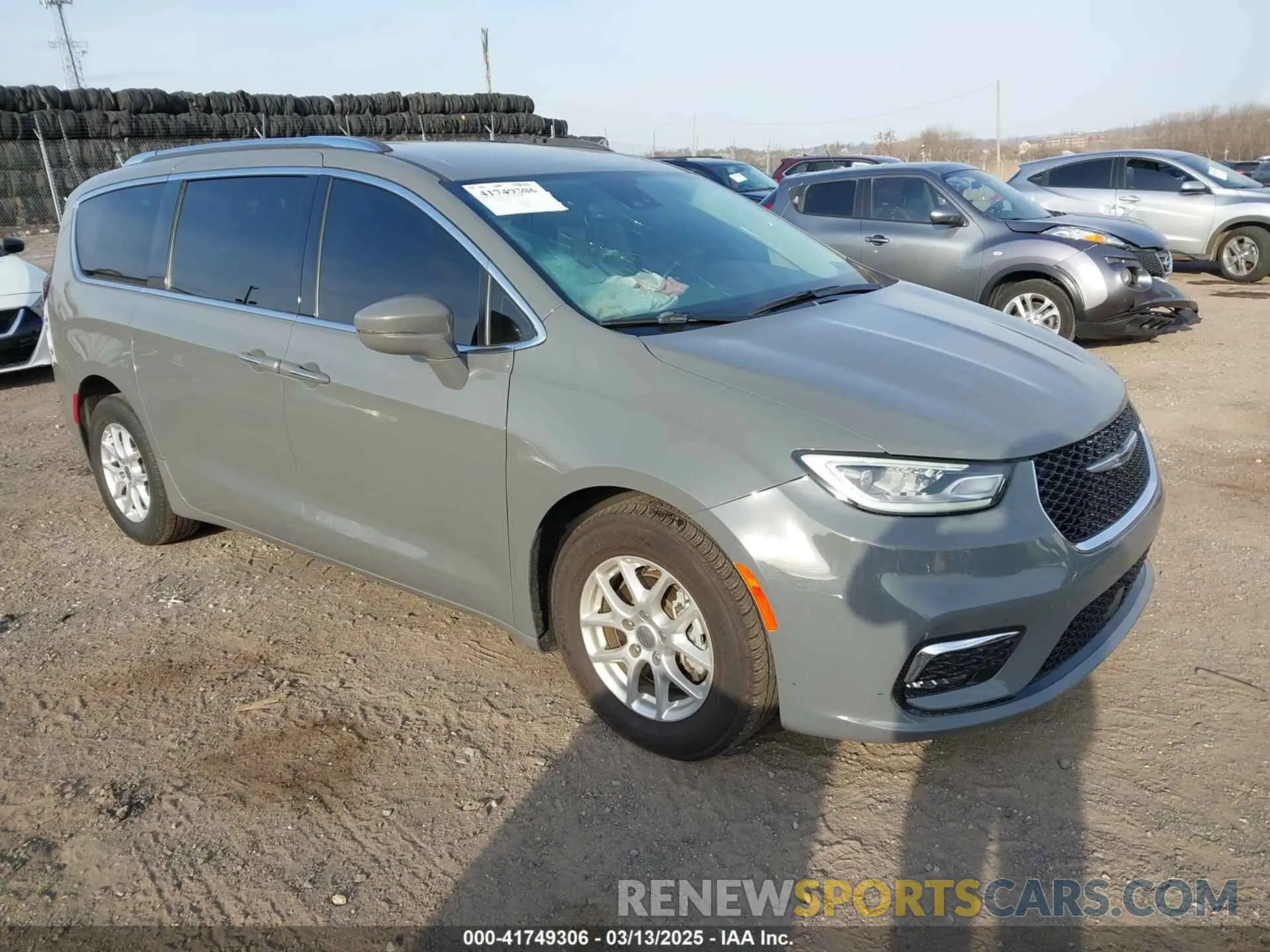 1 Photograph of a damaged car 2C4RC1BG4MR598328 CHRYSLER PACIFICA 2021