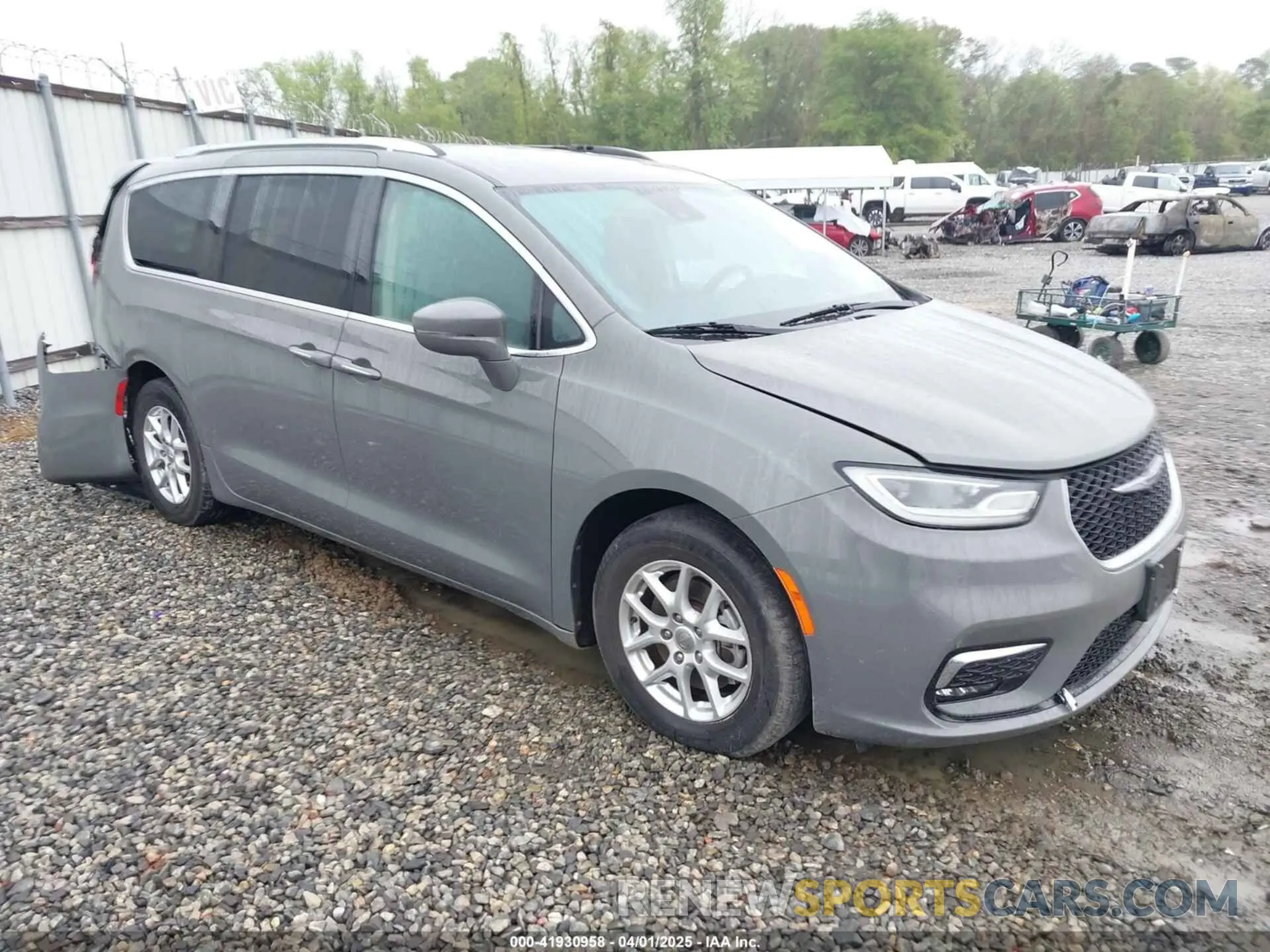 1 Photograph of a damaged car 2C4RC1BG6MR528734 CHRYSLER PACIFICA 2021